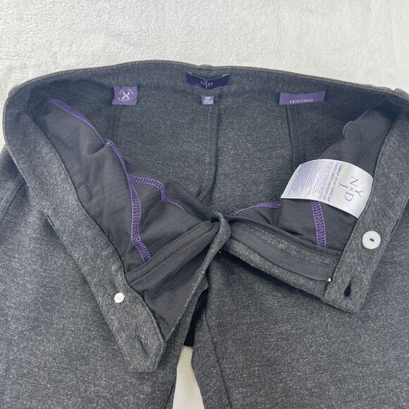 NYDJ Not Your Daughters Crop Pants Womens 8 Gray Straight Leg Slimming Trousers - Picture 3 of 16